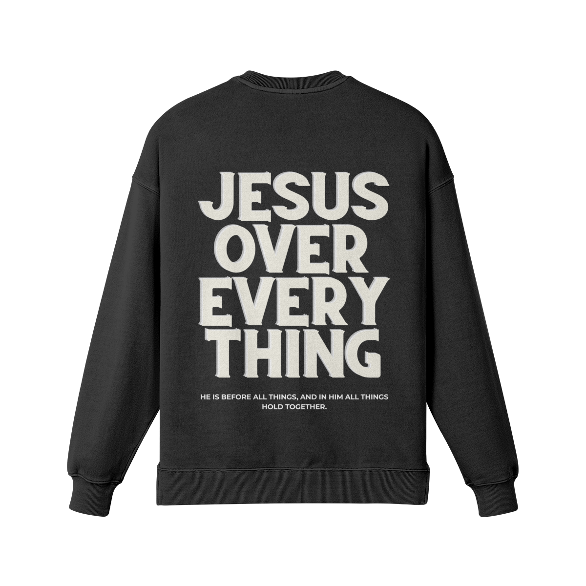 Christian oversized Crewneck by Burning Desire Clothing