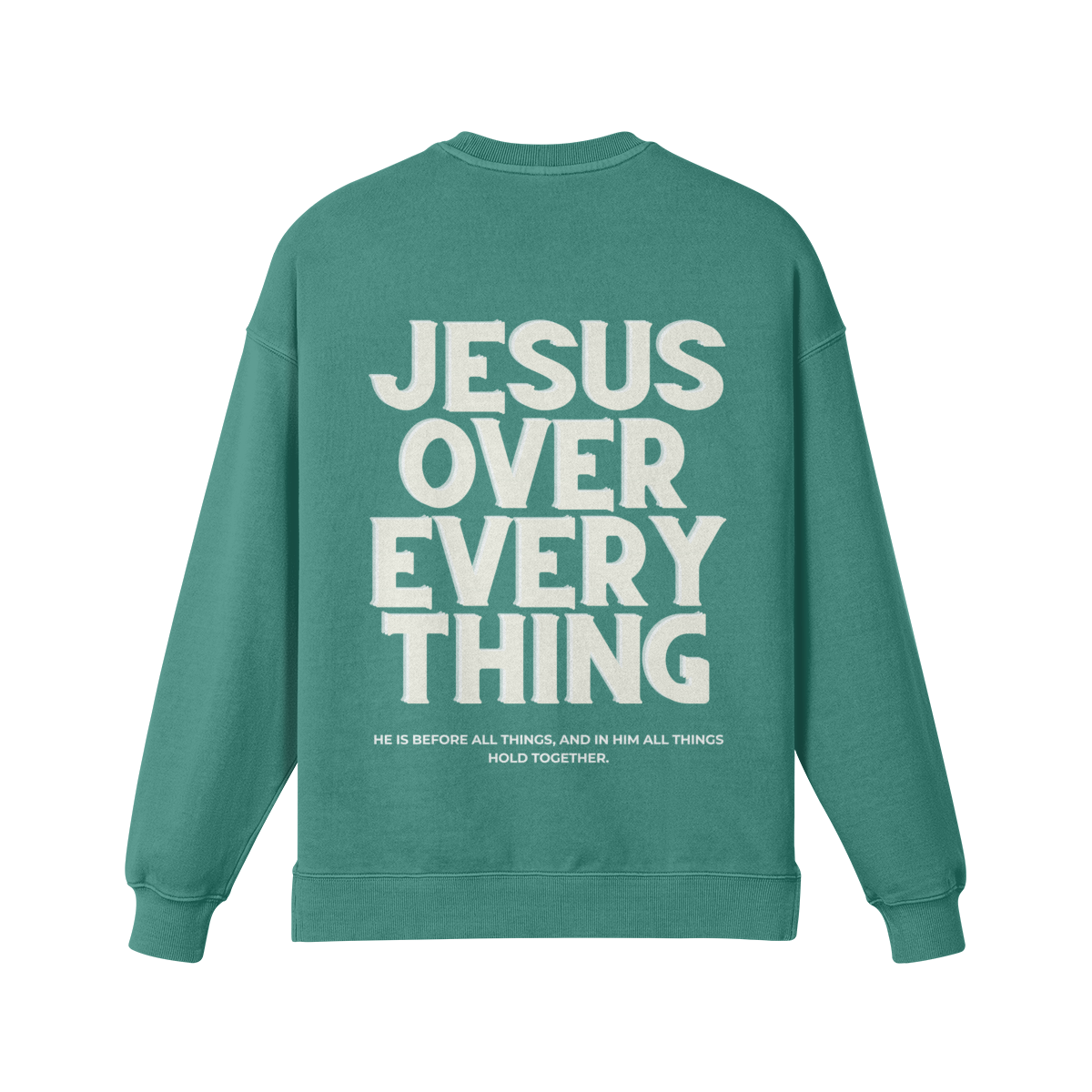 Christian oversized Crewneck by Burning Desire Clothing