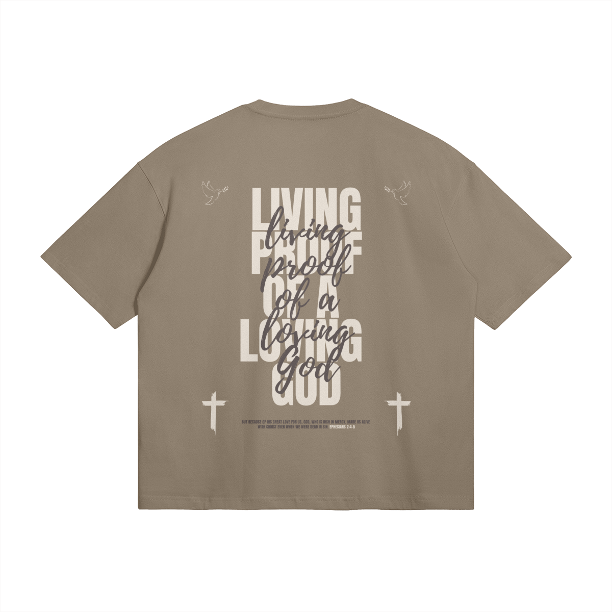 Christian oversized T-shirt by Burning Desire Clothing